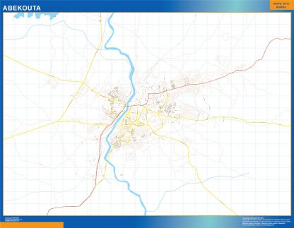 Abekouta map Nigeria