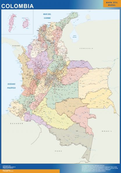 Colombia map