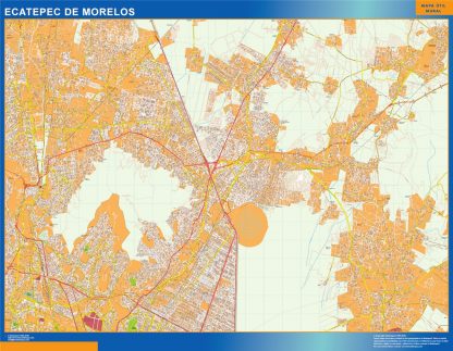 Ecatepec de Morelos map Mexico