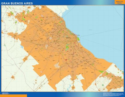 Gran Buenos Aires map in Argentina