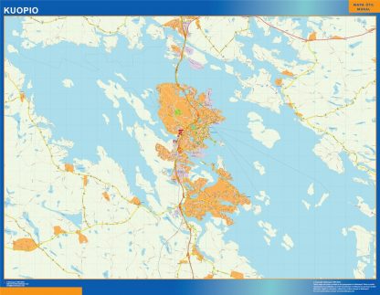 Kuopio map Finland