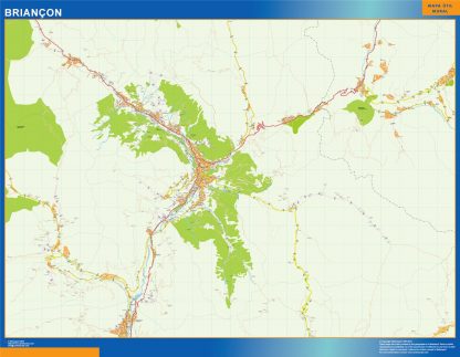 Map of Briancon France