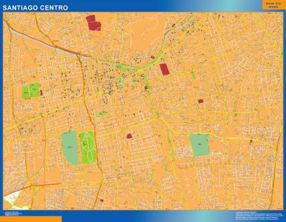 Santiago de Chile map from Chile