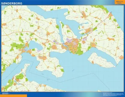 Sonderborg map Denmark