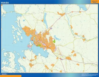 Vaasa map Finland